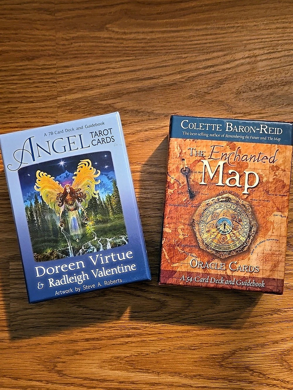 Bundle Of 2: Angel Tarot Cards & The Enchanted  Map